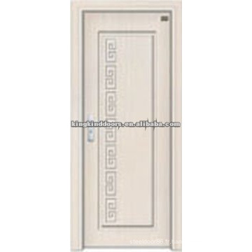 Porte MDF avec feuille de PVC (JKD-8129) pour salle de bain et la porte de la chambre